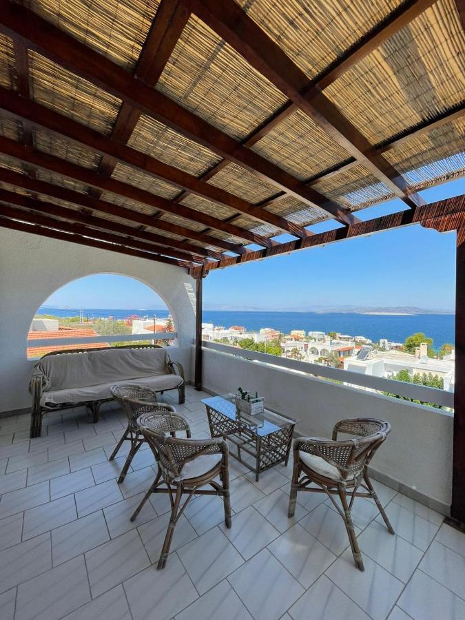 Vila 180° View To Sea Vathí Exteriér fotografie