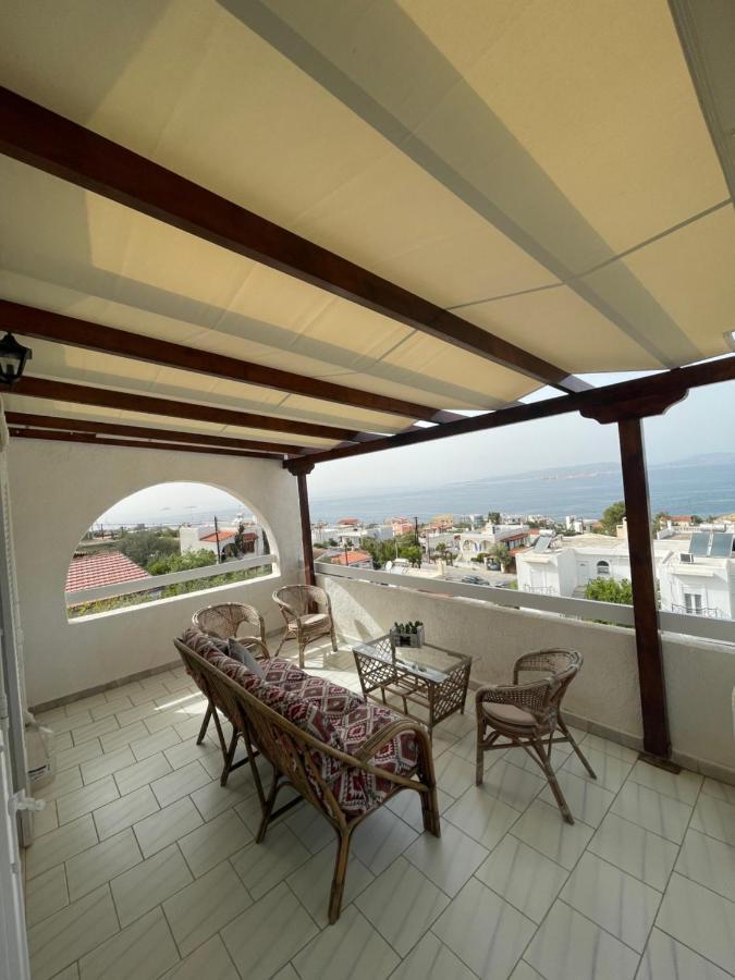 Vila 180° View To Sea Vathí Exteriér fotografie