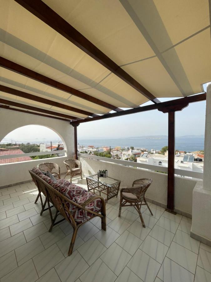 Vila 180° View To Sea Vathí Exteriér fotografie