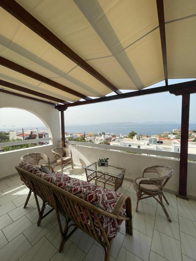 Vila 180° View To Sea Vathí Exteriér fotografie
