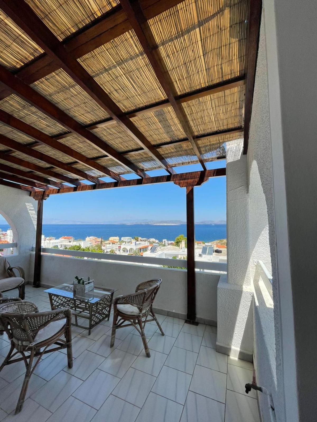 Vila 180° View To Sea Vathí Exteriér fotografie