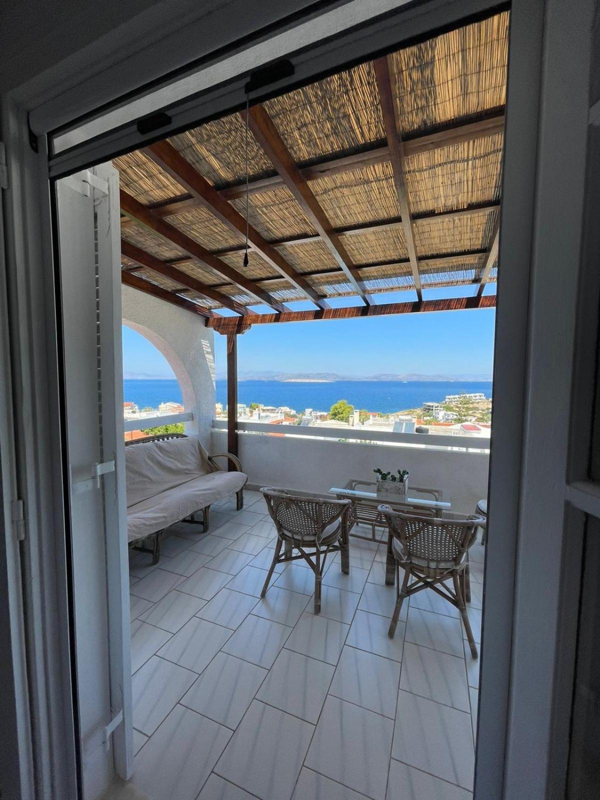Vila 180° View To Sea Vathí Exteriér fotografie